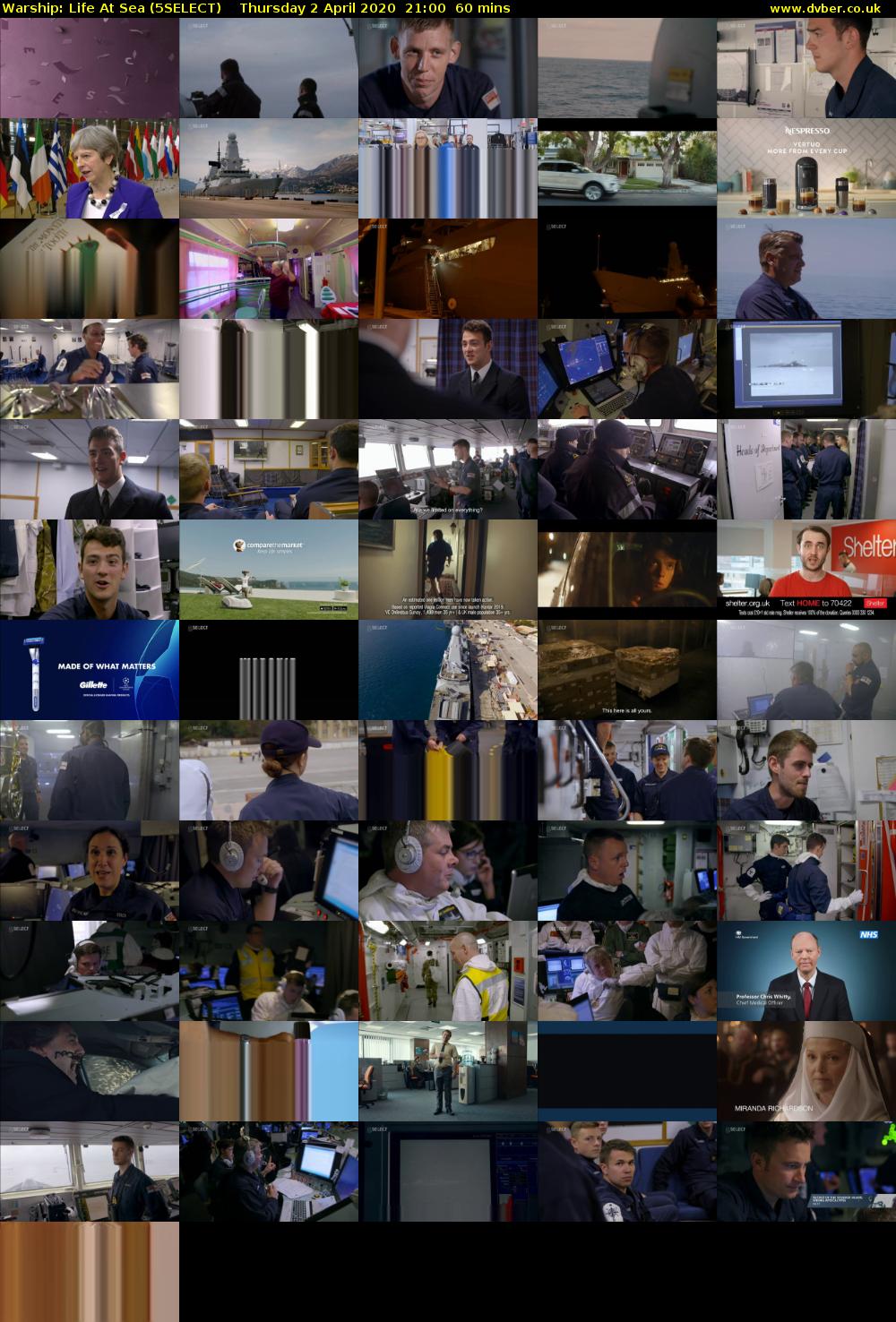 Warship: Life at Sea (5SELECT) Thursday 2 April 2020 21:00 - 22:00