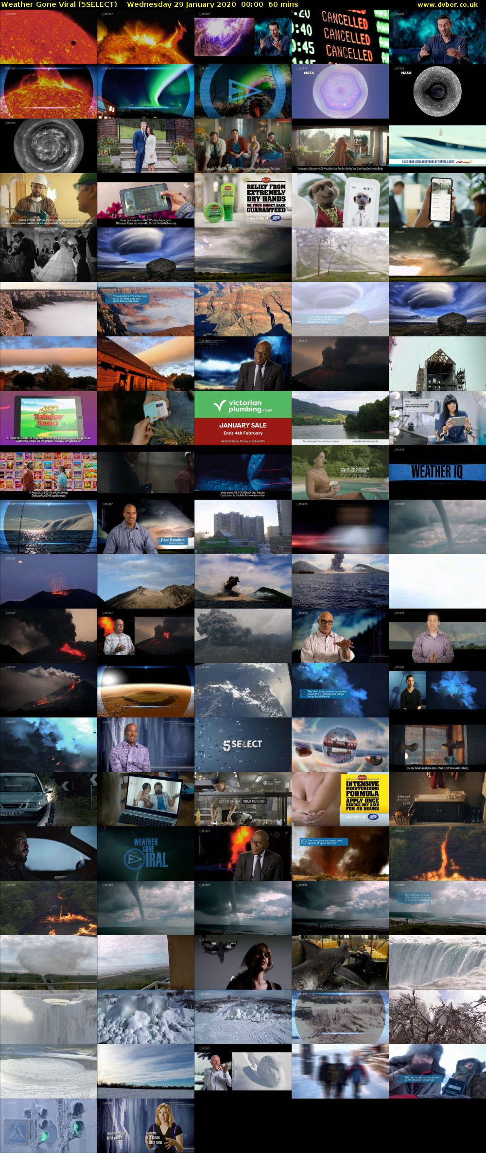 Weather Gone Viral (5SELECT) Wednesday 29 January 2020 00:00 - 01:00