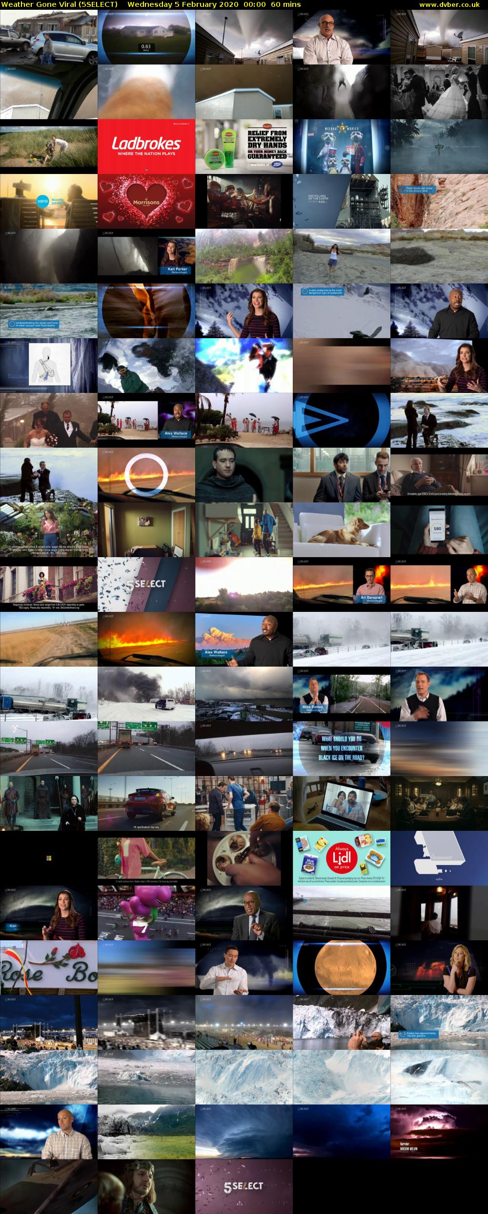 Weather Gone Viral (5SELECT) Wednesday 5 February 2020 00:00 - 01:00