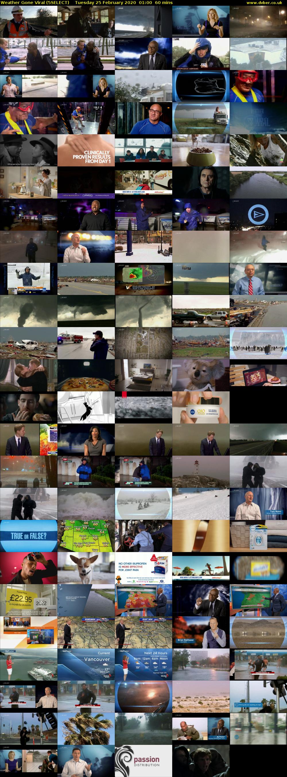 Weather Gone Viral (5SELECT) Tuesday 25 February 2020 01:00 - 02:00