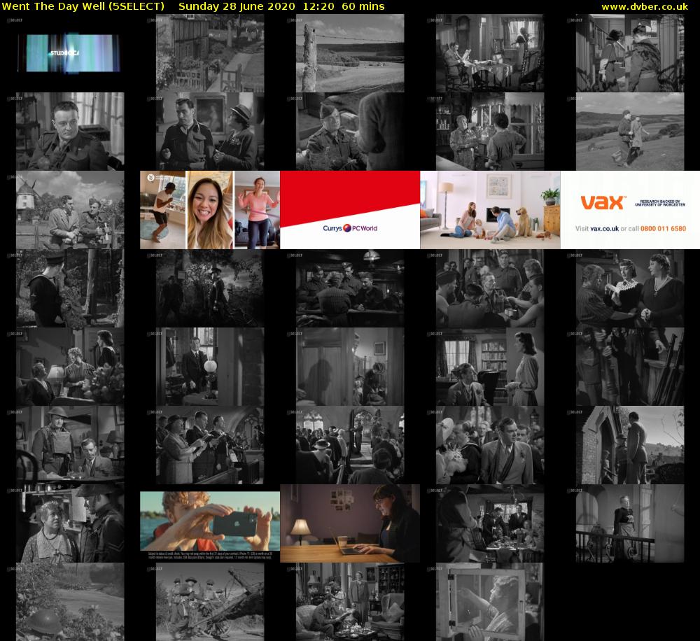 Went The Day Well (5SELECT) Sunday 28 June 2020 12:20 - 13:20