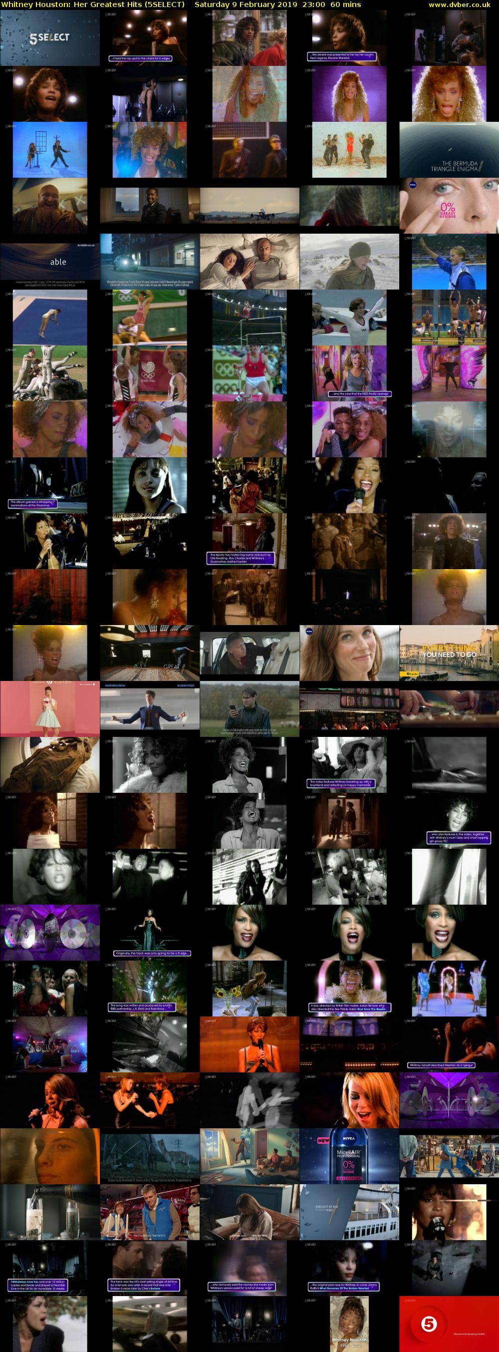 Whitney Houston: Her Greatest Hits (5SELECT) Saturday 9 February 2019 23:00 - 00:00