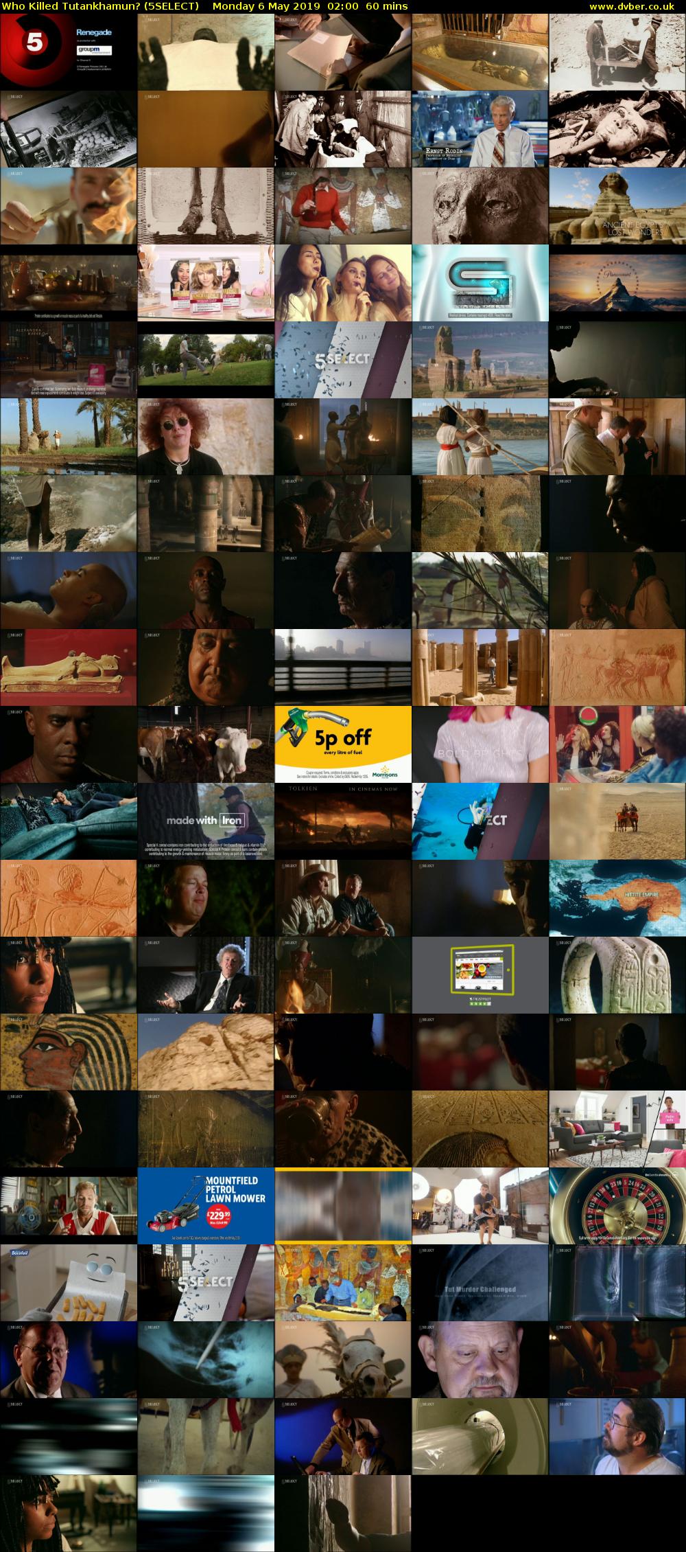 Who Killed Tutankhamun? (5SELECT) Monday 6 May 2019 02:00 - 03:00