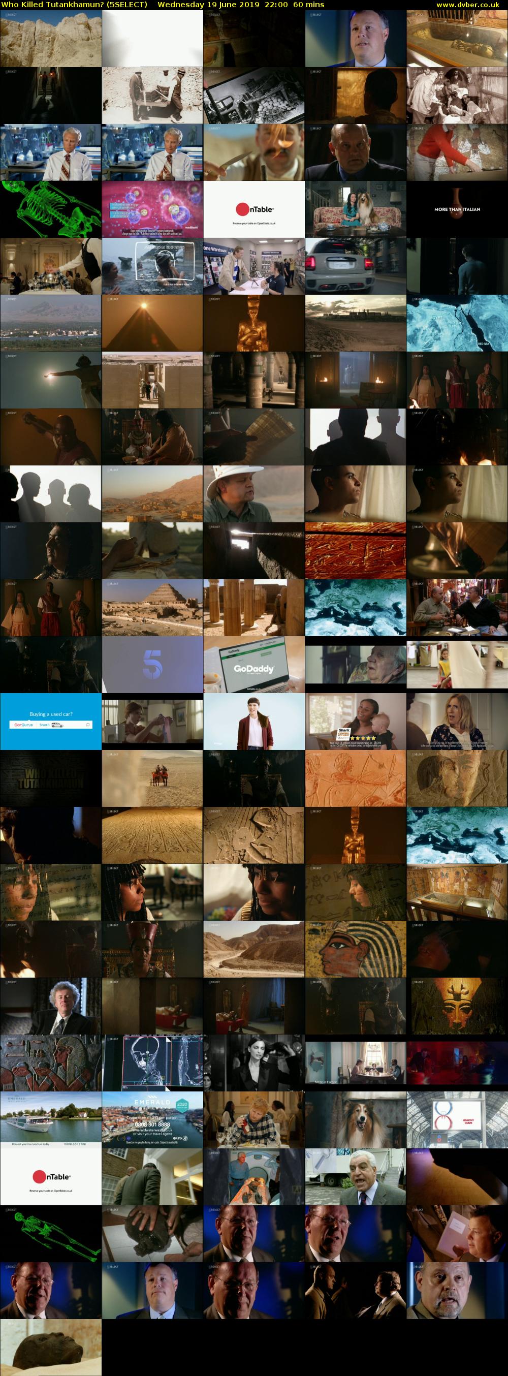 Who Killed Tutankhamun? (5SELECT) Wednesday 19 June 2019 22:00 - 23:00