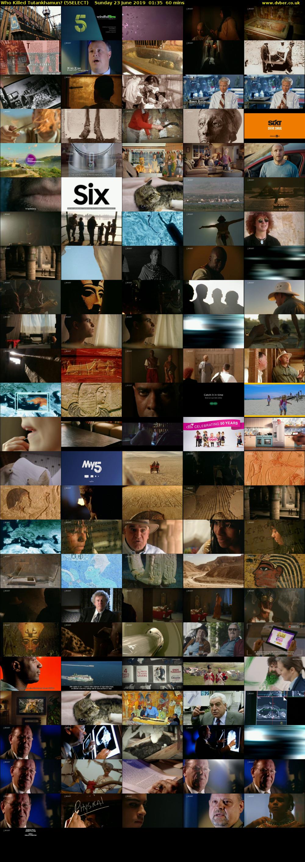 Who Killed Tutankhamun? (5SELECT) Sunday 23 June 2019 01:35 - 02:35
