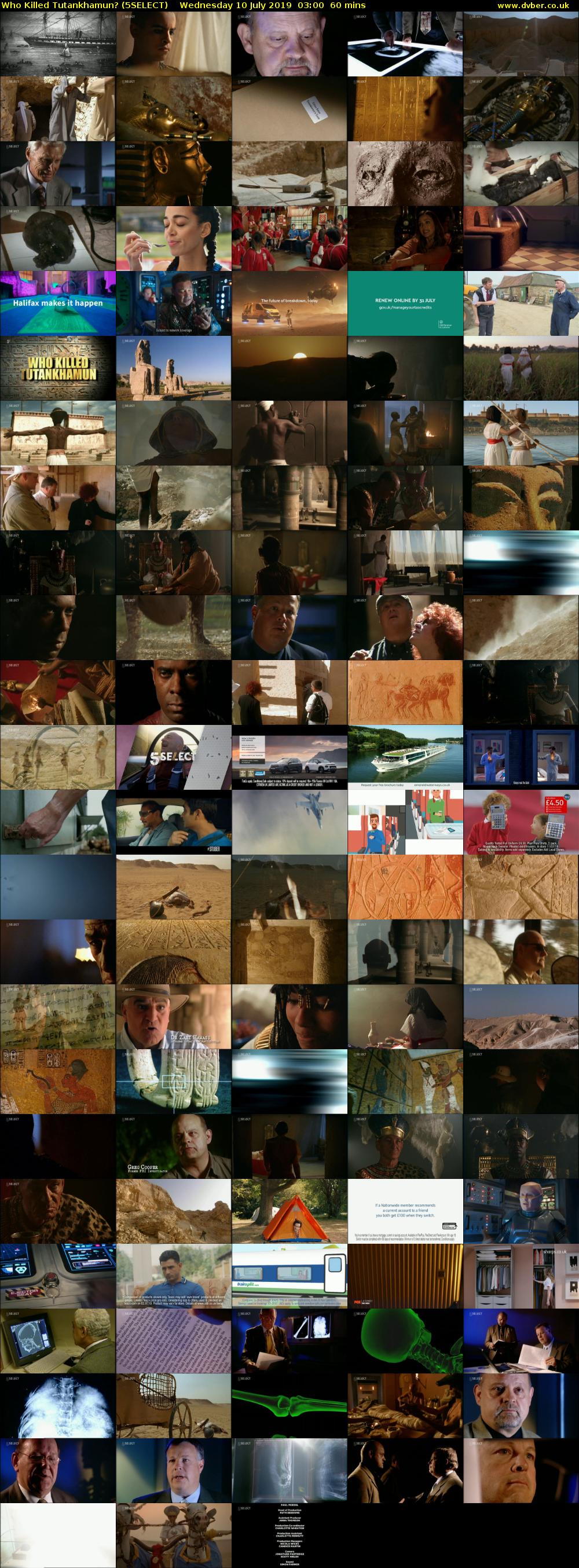 Who Killed Tutankhamun? (5SELECT) Wednesday 10 July 2019 03:00 - 04:00