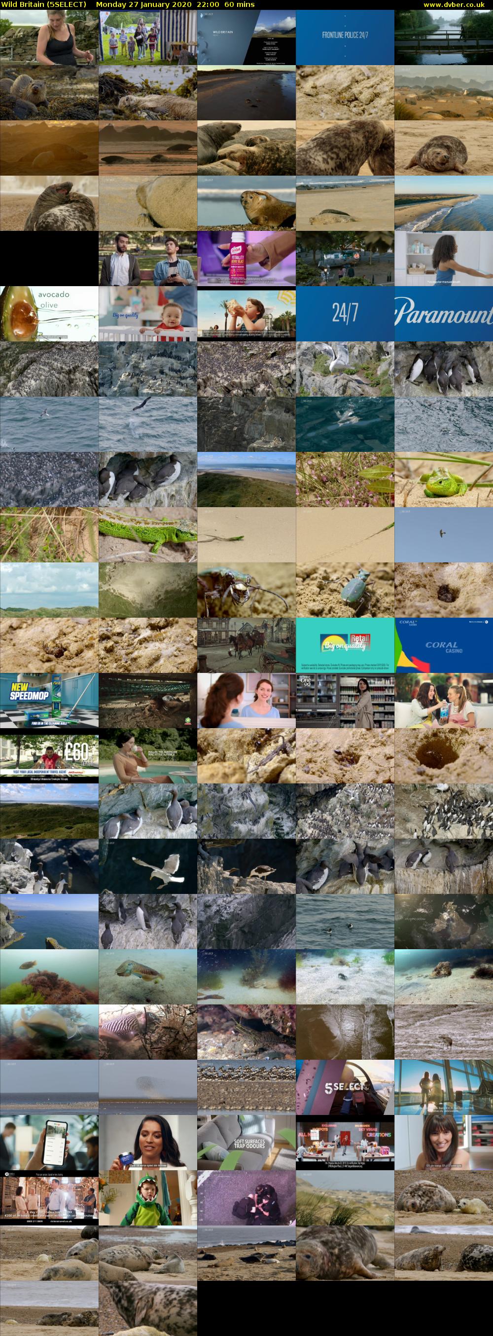 Wild Britain (5SELECT) Monday 27 January 2020 22:00 - 23:00