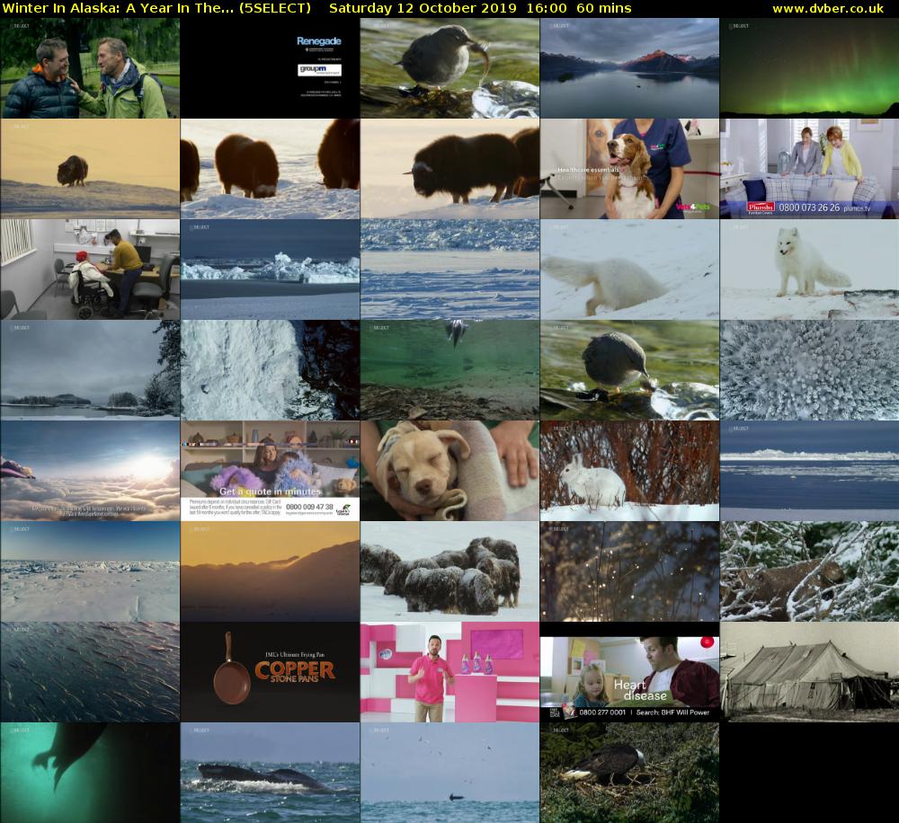 Winter In Alaska: A Year In The... (5SELECT) Saturday 12 October 2019 16:00 - 17:00