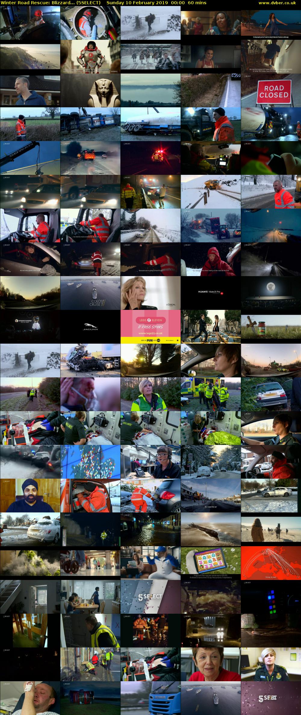 Winter Road Rescue: Blizzard... (5SELECT) Sunday 10 February 2019 00:00 - 01:00