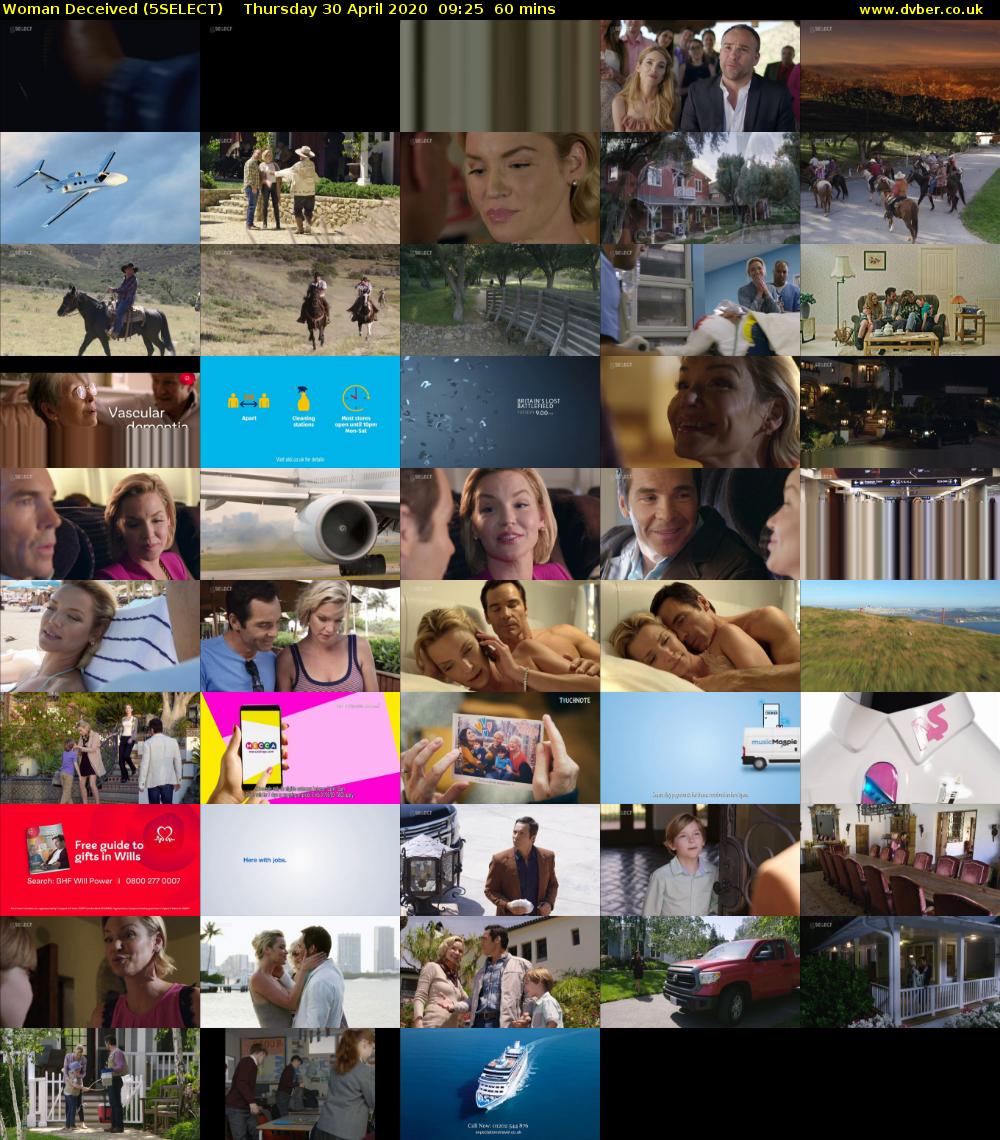 Woman Deceived (5SELECT) Thursday 30 April 2020 09:25 - 10:25