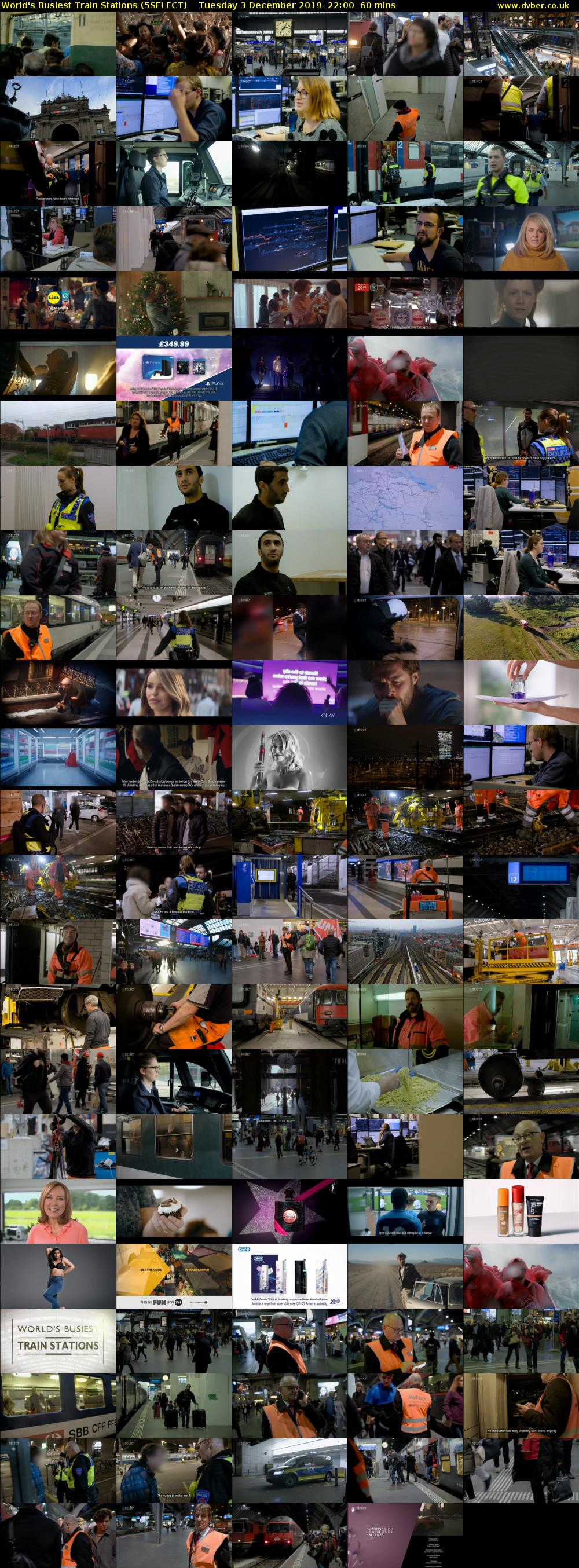World's Busiest Train Stations (5SELECT) Tuesday 3 December 2019 22:00 - 23:00