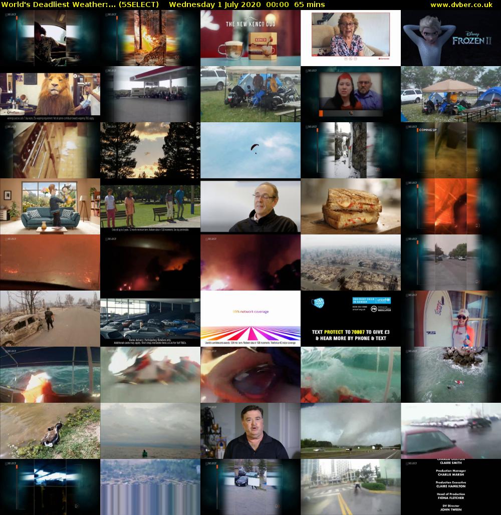 World's Deadliest Weather:... (5SELECT) Wednesday 1 July 2020 00:00 - 01:05