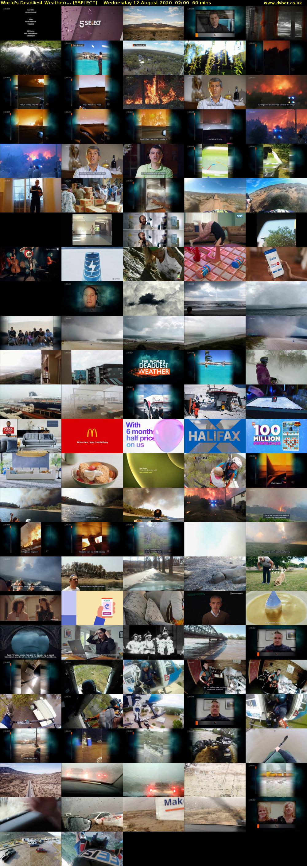 World's Deadliest Weather:... (5SELECT) Wednesday 12 August 2020 02:00 - 03:00