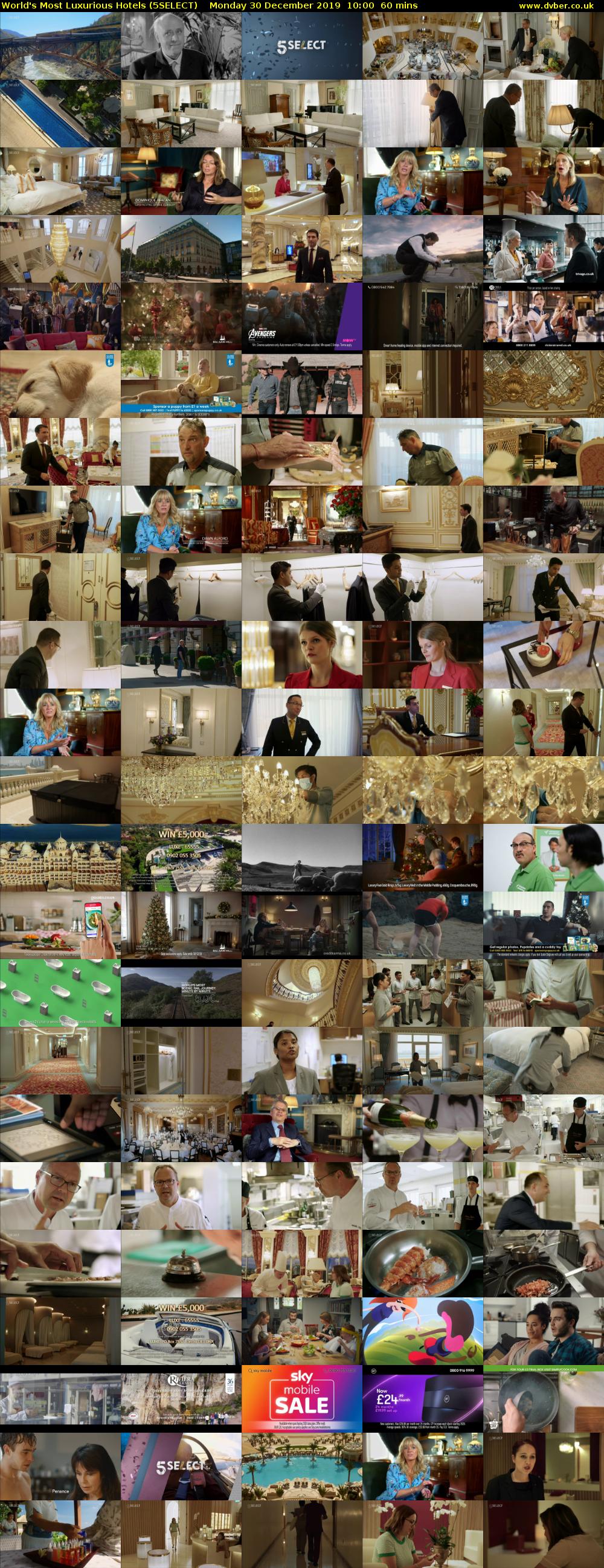 World's Most Luxurious Hotels (5SELECT) Monday 30 December 2019 10:00 - 11:00
