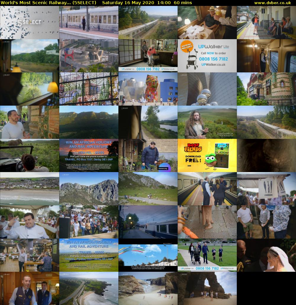 World's Most Scenic Railway... (5SELECT) Saturday 16 May 2020 14:00 - 15:00