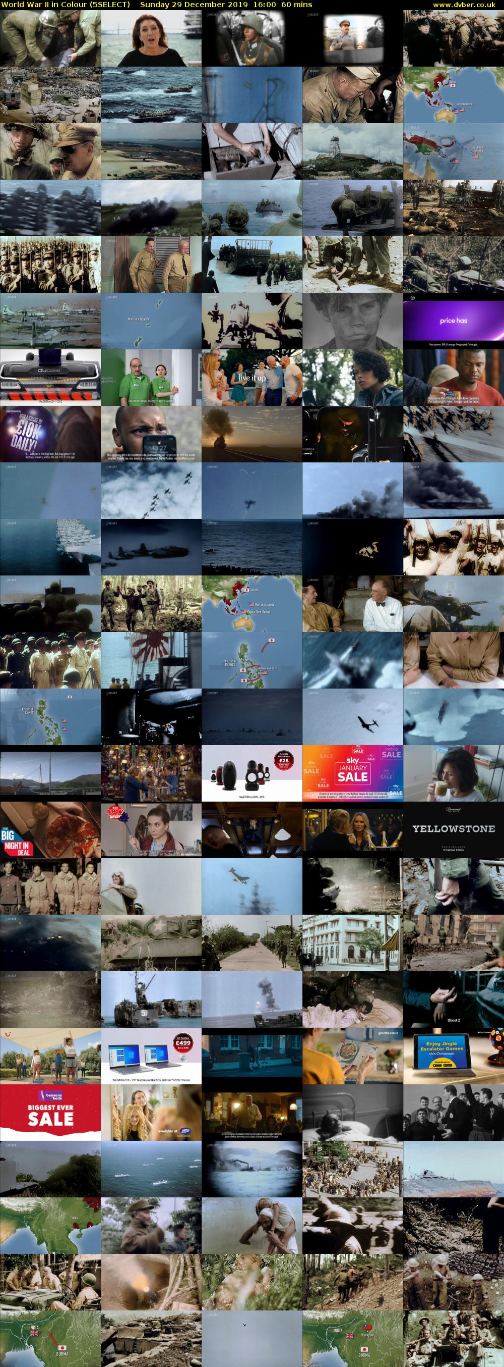 World War II in Colour (5SELECT) Sunday 29 December 2019 16:00 - 17:00