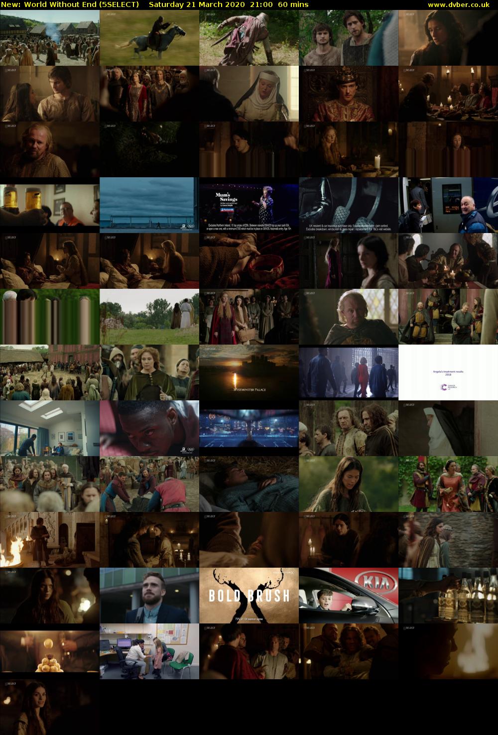 World Without End (5SELECT) Saturday 21 March 2020 21:00 - 22:00