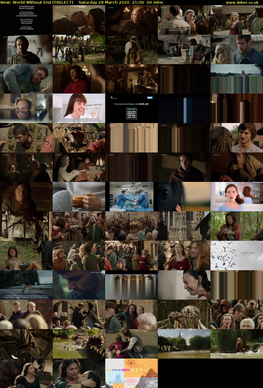 World Without End (5SELECT) Saturday 28 March 2020 21:00 - 22:00