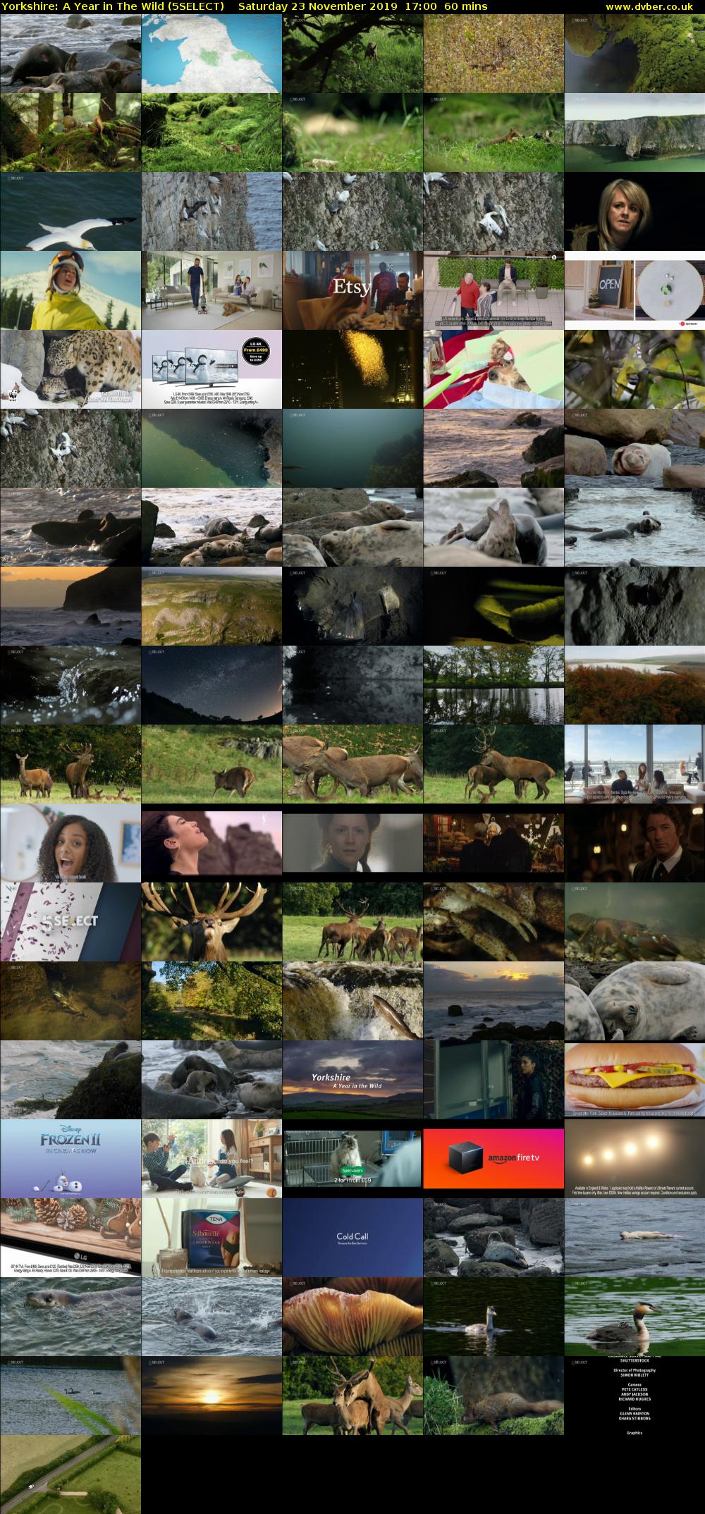 Yorkshire: A Year in The Wild (5SELECT) Saturday 23 November 2019 17:00 - 18:00