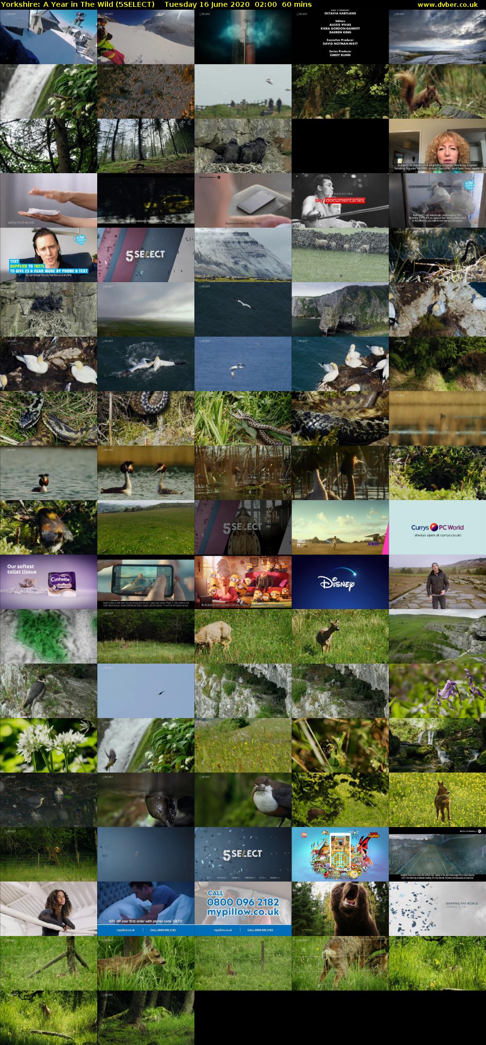 Yorkshire: A Year in The Wild (5SELECT) Tuesday 16 June 2020 02:00 - 03:00