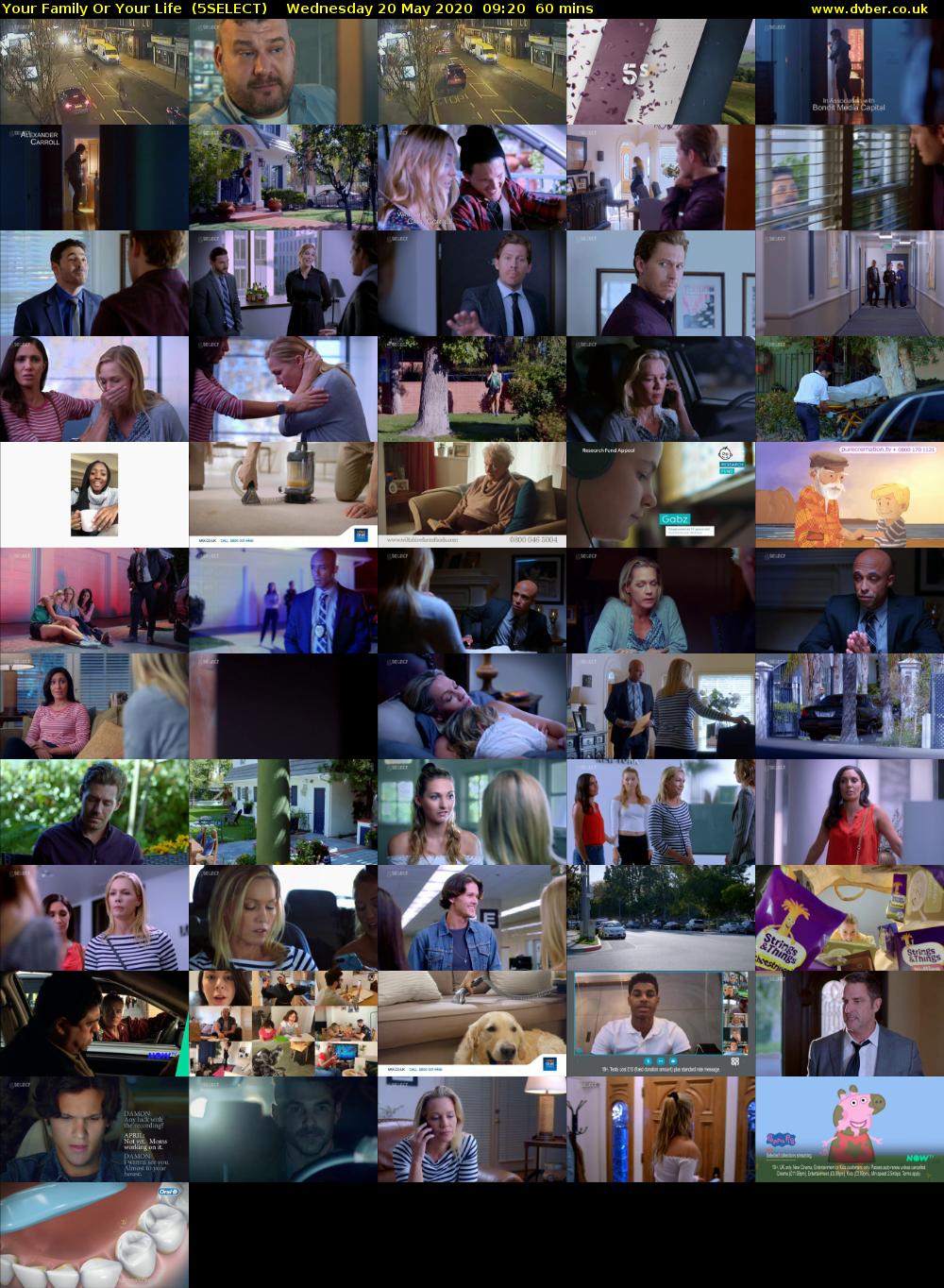 Your Family Or Your Life  (5SELECT) Wednesday 20 May 2020 09:20 - 10:20