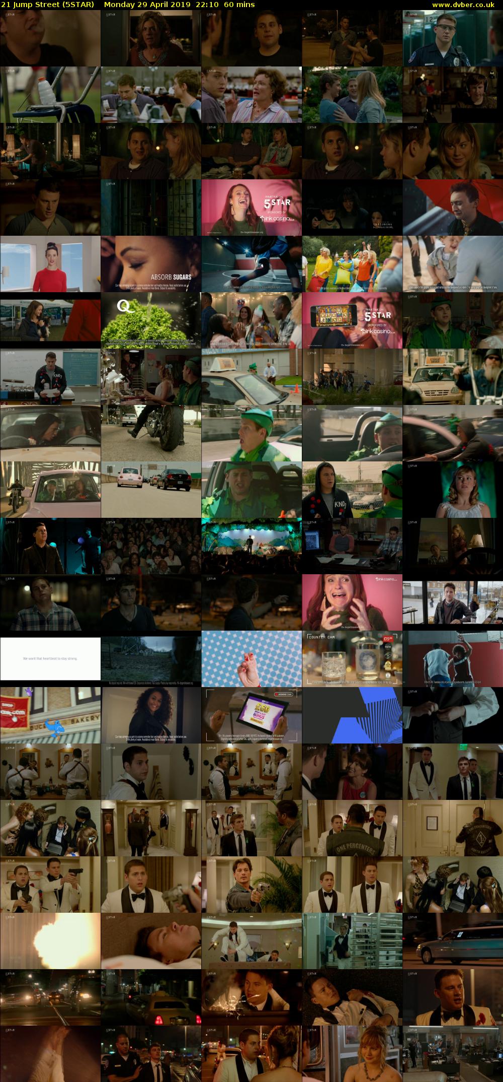 21 Jump Street (5STAR) Monday 29 April 2019 22:10 - 23:10