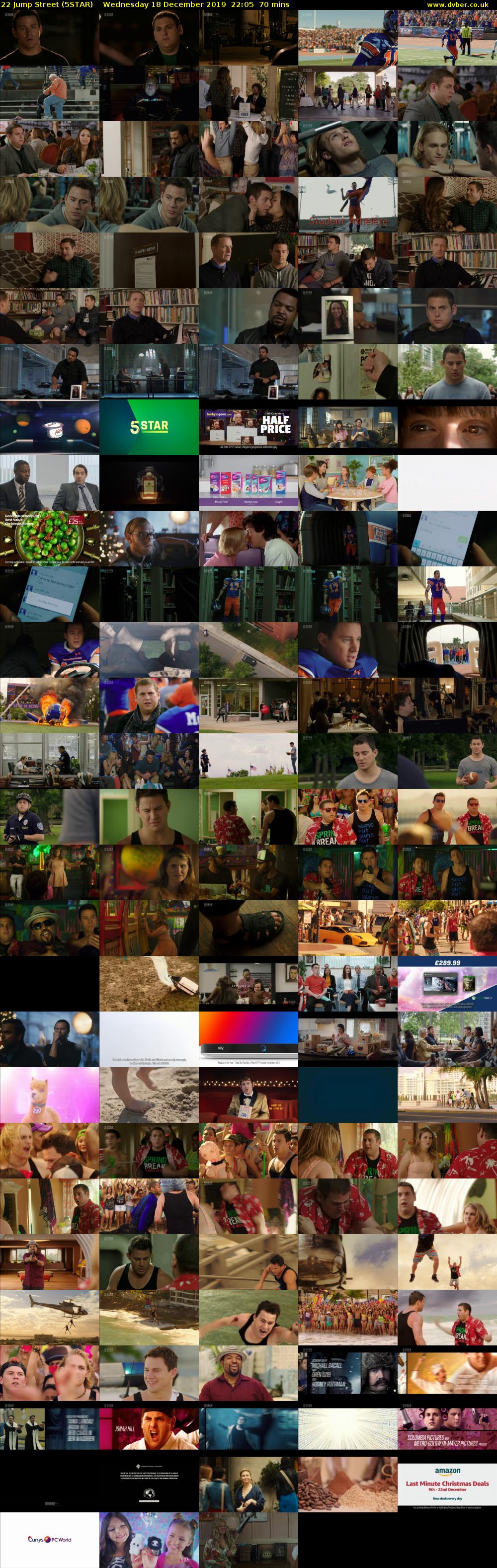 22 Jump Street (5STAR) Wednesday 18 December 2019 22:05 - 23:15