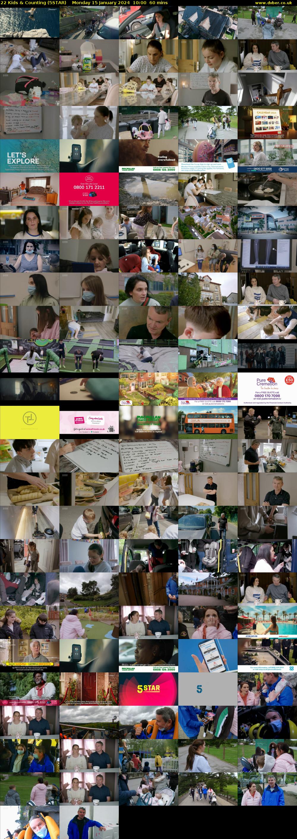 22 Kids & Counting (5STAR) Monday 15 January 2024 10:00 - 11:00