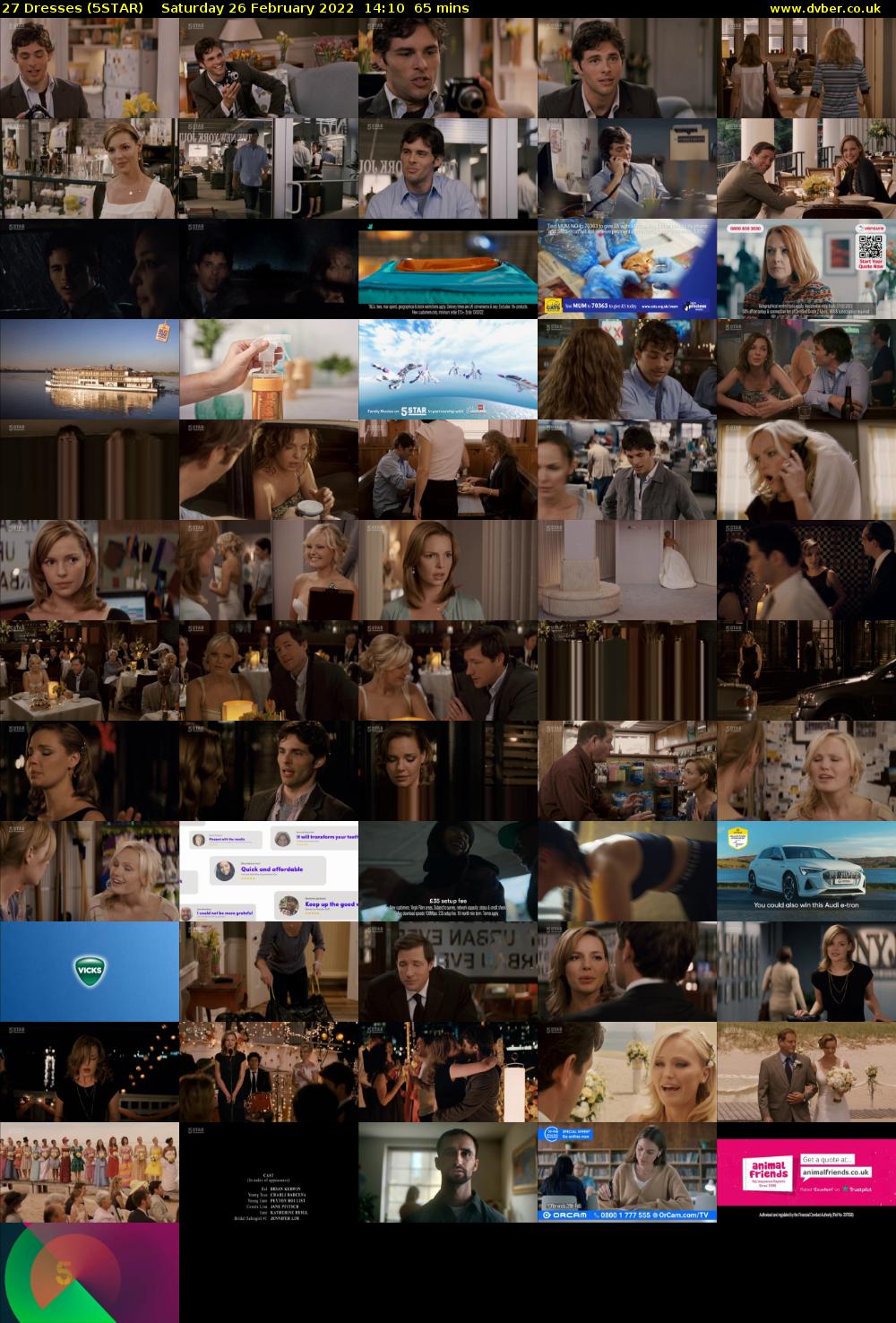 27 Dresses (5STAR) Saturday 26 February 2022 14:10 - 15:15