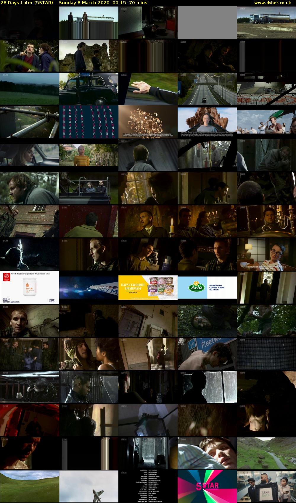 28 Days Later (5STAR) Sunday 8 March 2020 00:15 - 01:25