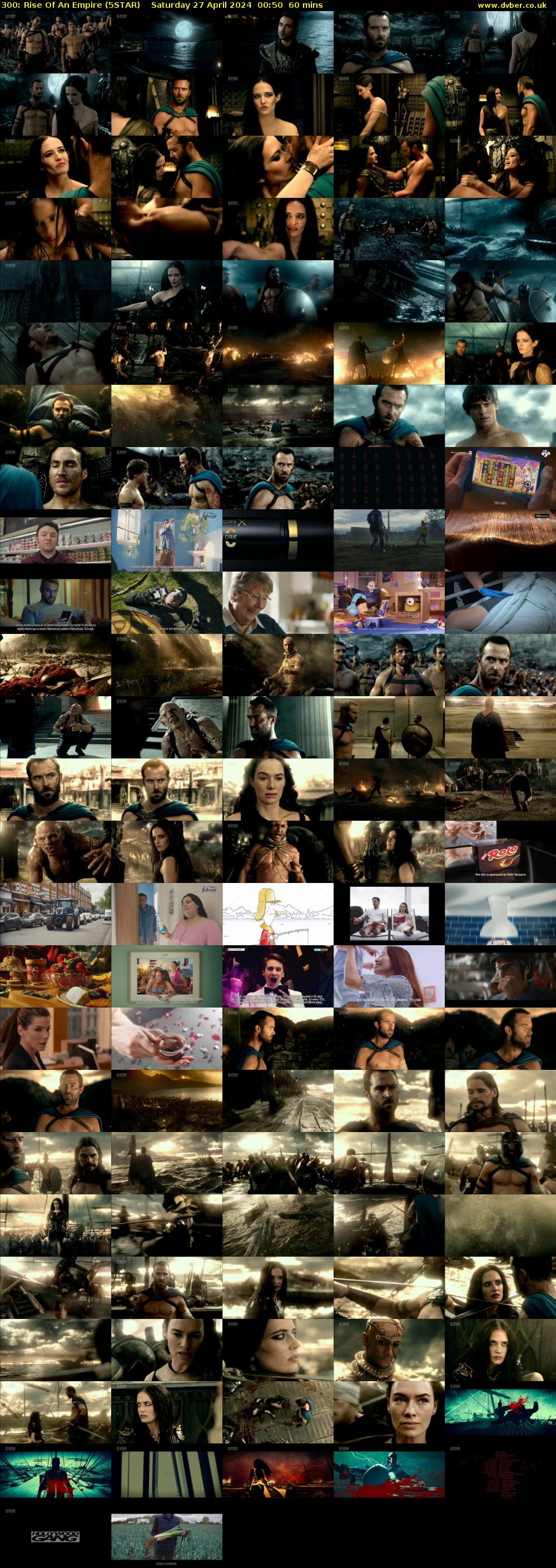 300: Rise Of An Empire (5STAR) Saturday 27 April 2024 00:50 - 01:50