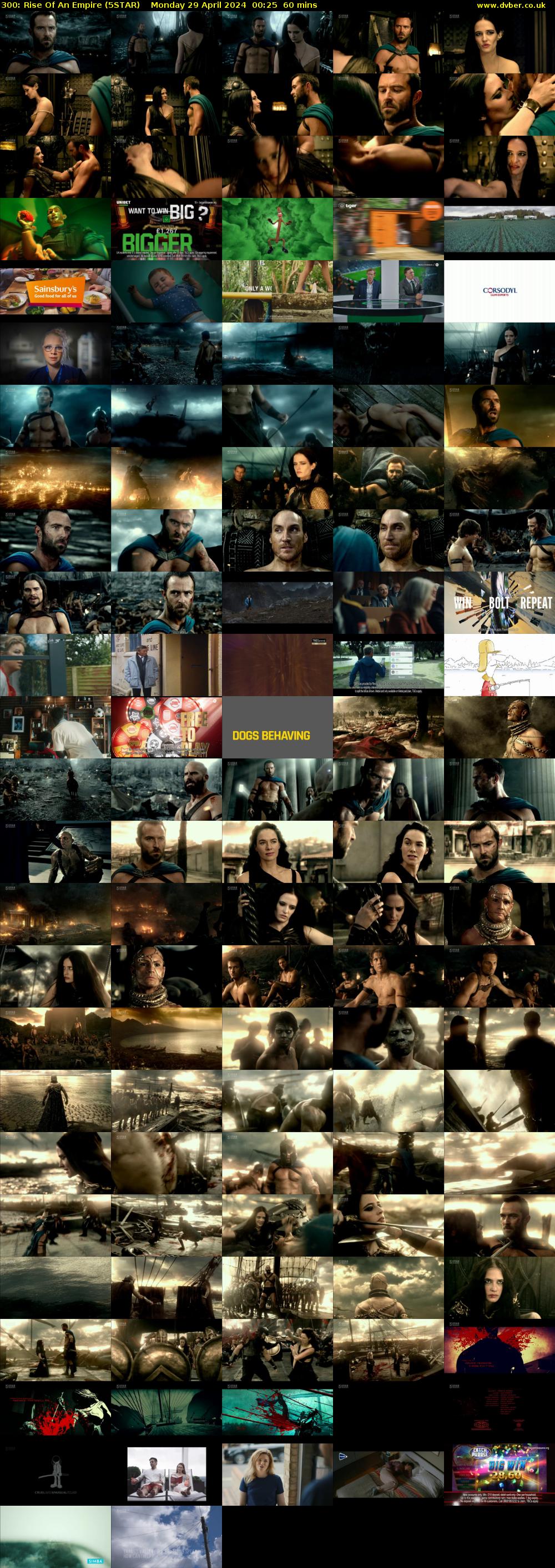 300: Rise Of An Empire (5STAR) Monday 29 April 2024 00:25 - 01:25