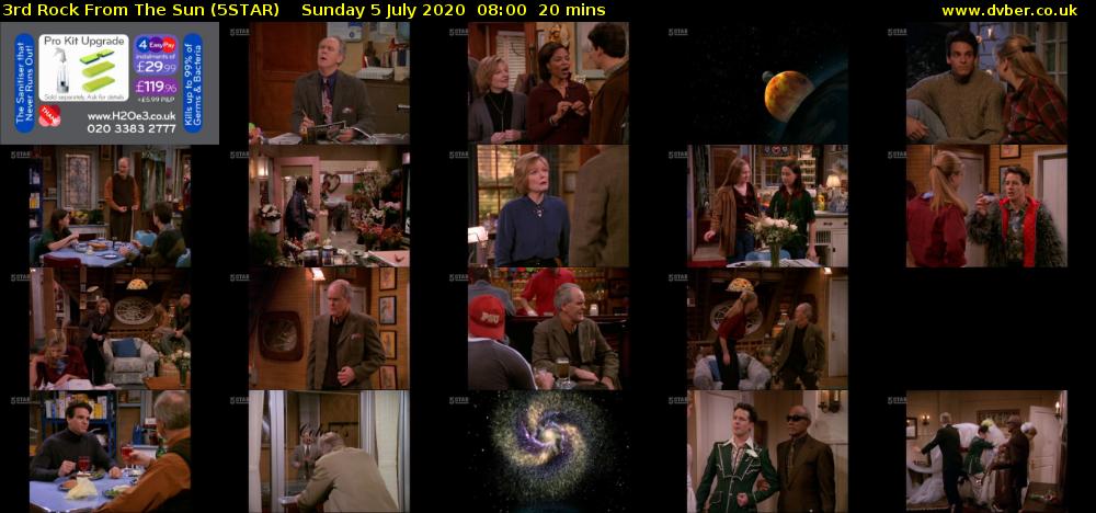 3rd Rock From The Sun (5STAR) Sunday 5 July 2020 08:00 - 08:20