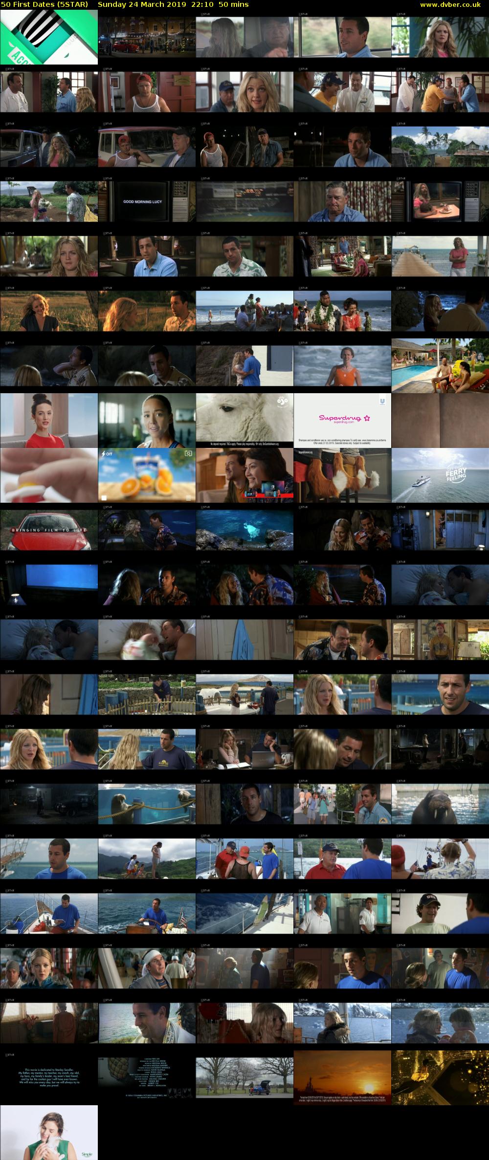 50 First Dates (5STAR) Sunday 24 March 2019 22:10 - 23:00