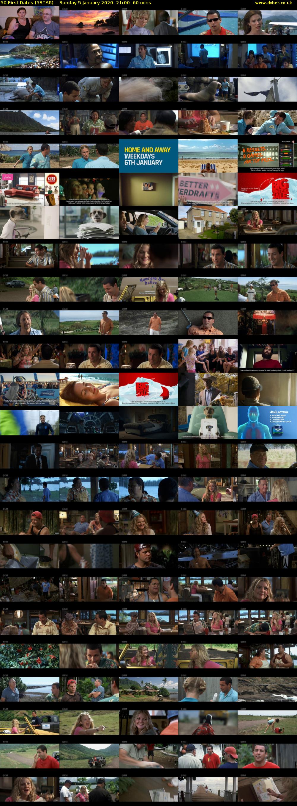 50 First Dates (5STAR) Sunday 5 January 2020 21:00 - 22:00