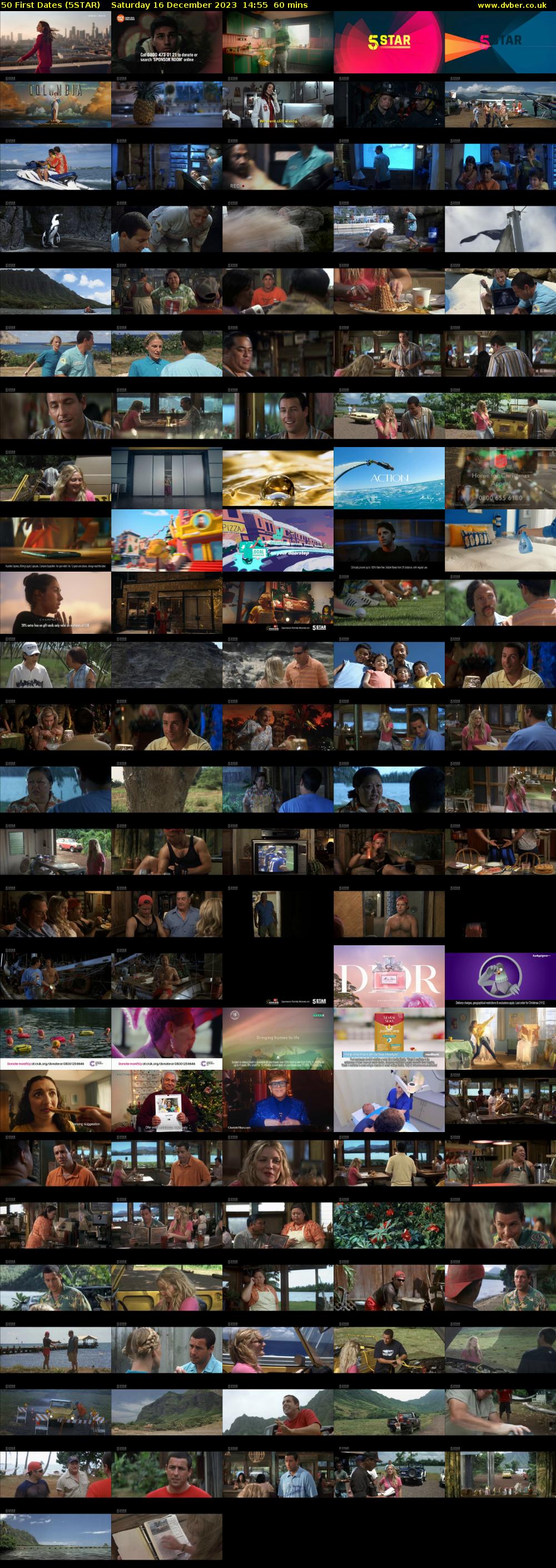 50 First Dates (5STAR) Saturday 16 December 2023 14:55 - 15:55