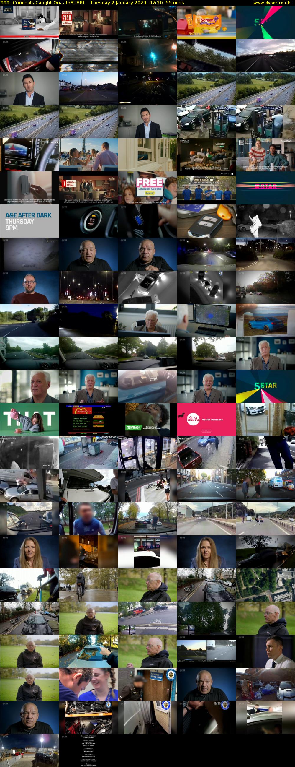 999: Criminals Caught On... (5STAR) Tuesday 2 January 2024 02:20 - 03:15