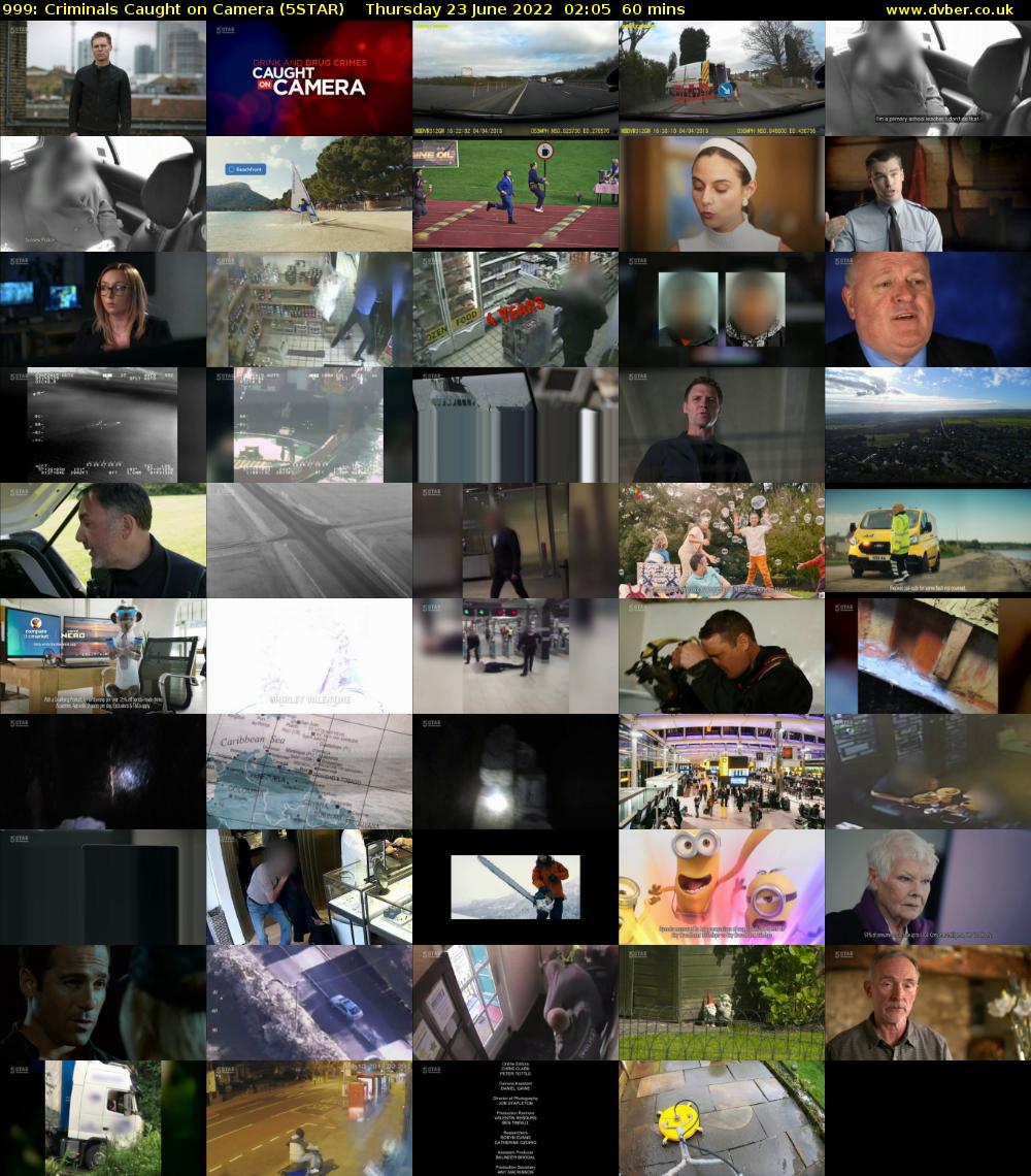 999: Criminals Caught on Camera (5STAR) Thursday 23 June 2022 02:05 - 03:05