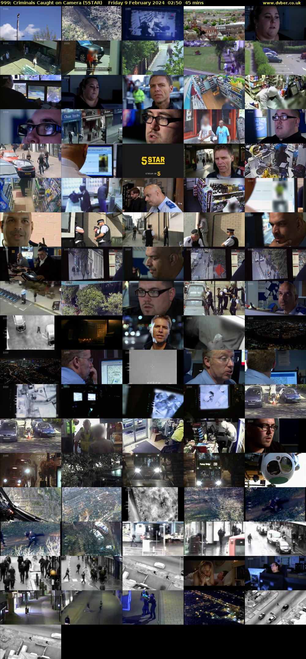 999: Criminals Caught on Camera (5STAR) Friday 9 February 2024 02:50 - 03:35
