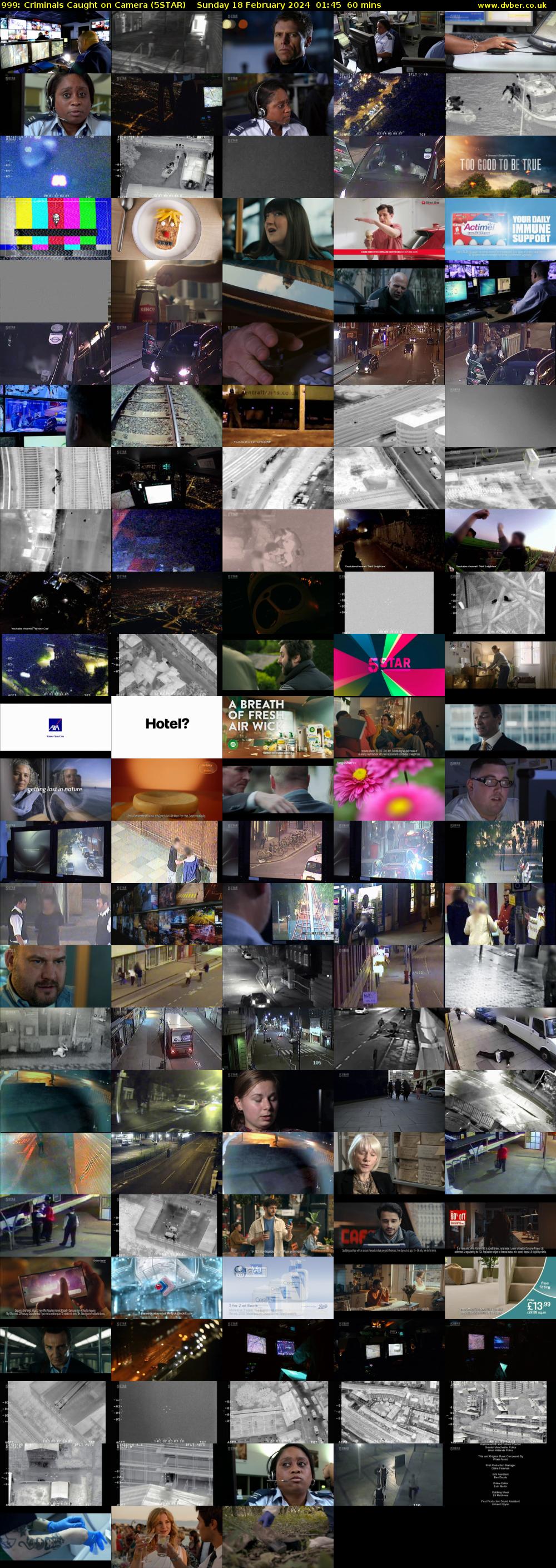 999: Criminals Caught on Camera (5STAR) Sunday 18 February 2024 01:45 - 02:45