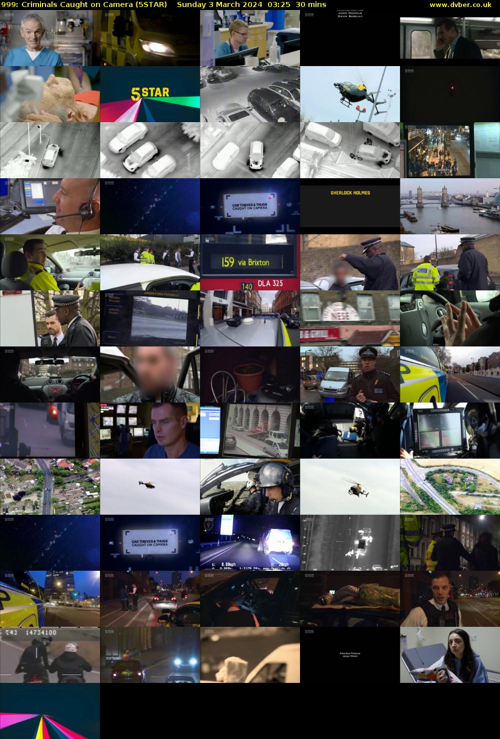 999: Criminals Caught on Camera (5STAR) Sunday 3 March 2024 03:25 - 03:55