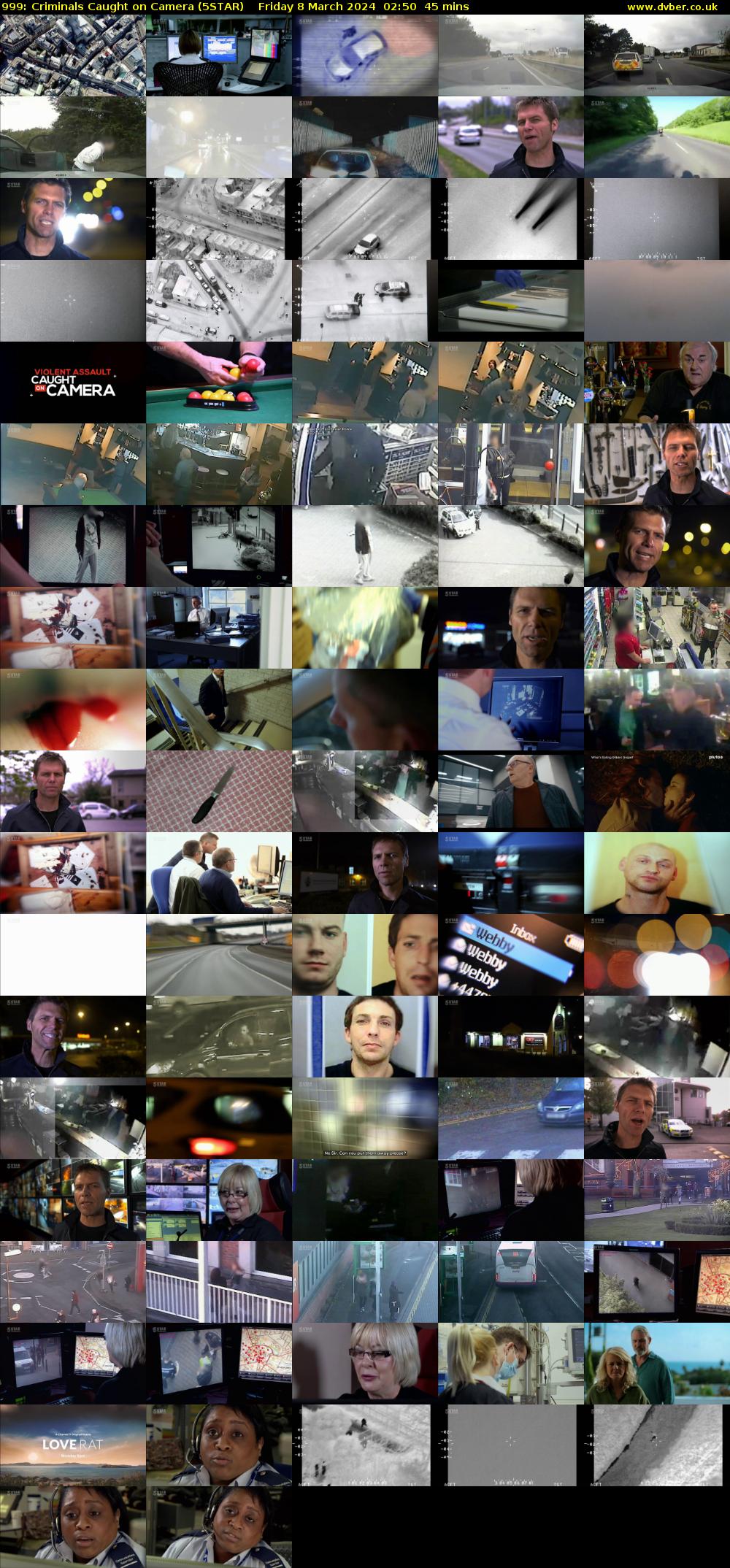 999: Criminals Caught on Camera (5STAR) Friday 8 March 2024 02:50 - 03:35