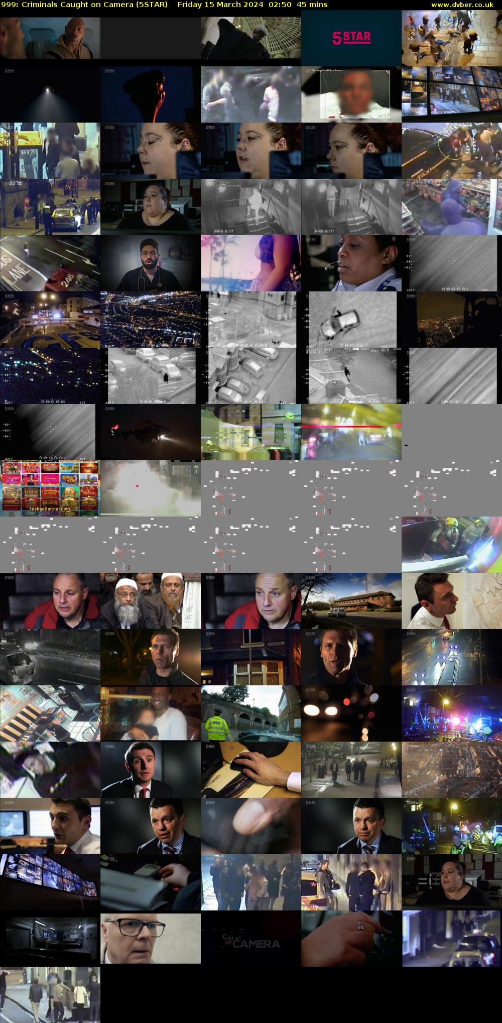 999: Criminals Caught on Camera (5STAR) Friday 15 March 2024 02:50 - 03:35