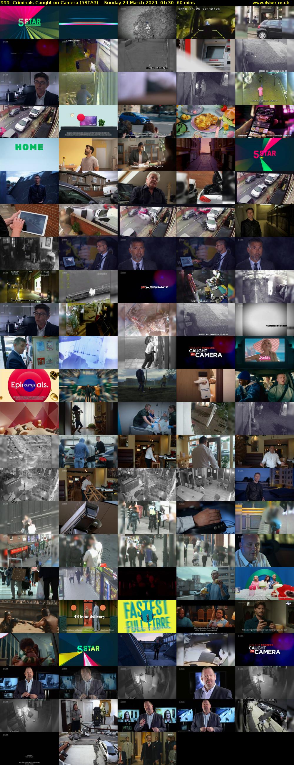 999: Criminals Caught on Camera (5STAR) Sunday 24 March 2024 01:30 - 02:30