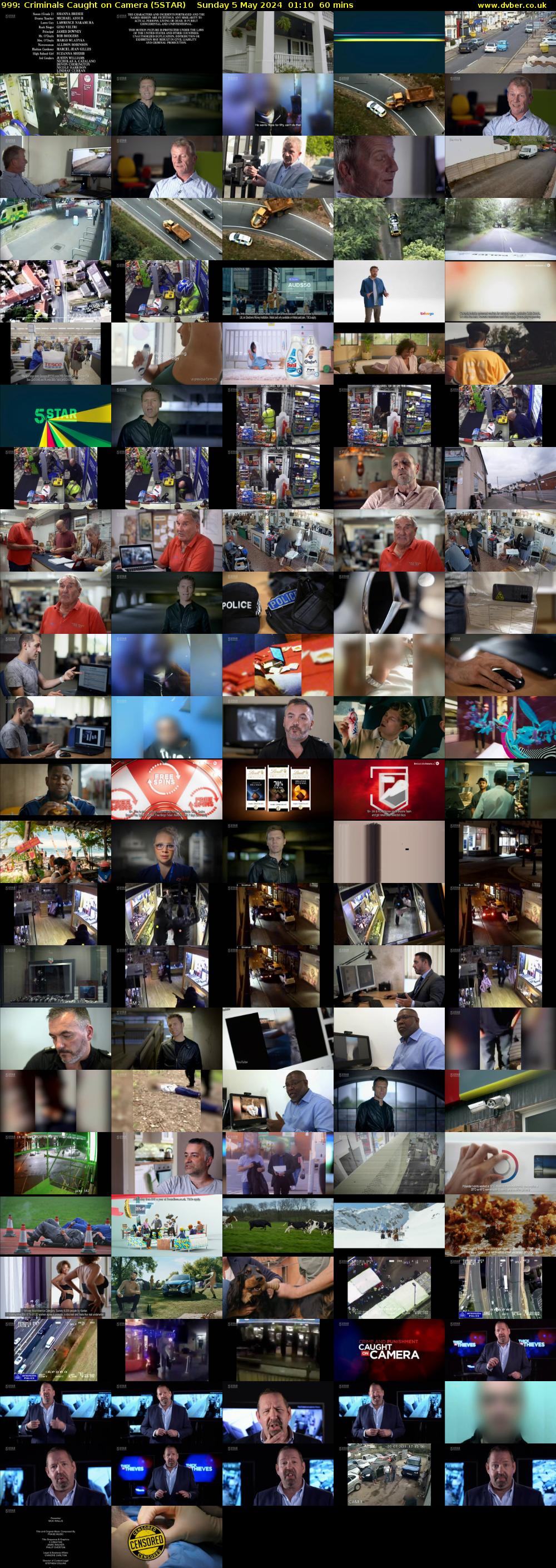 999: Criminals Caught on Camera (5STAR) Sunday 5 May 2024 01:10 - 02:10