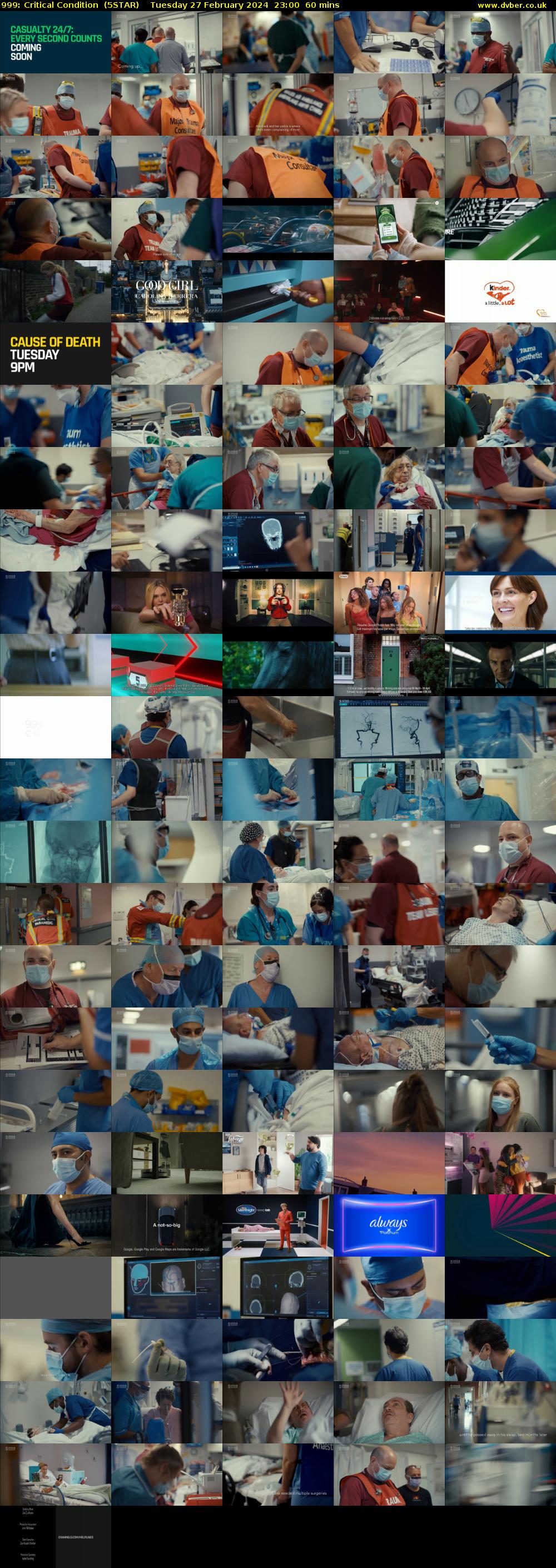 999: Critical Condition  (5STAR) Tuesday 27 February 2024 23:00 - 00:00