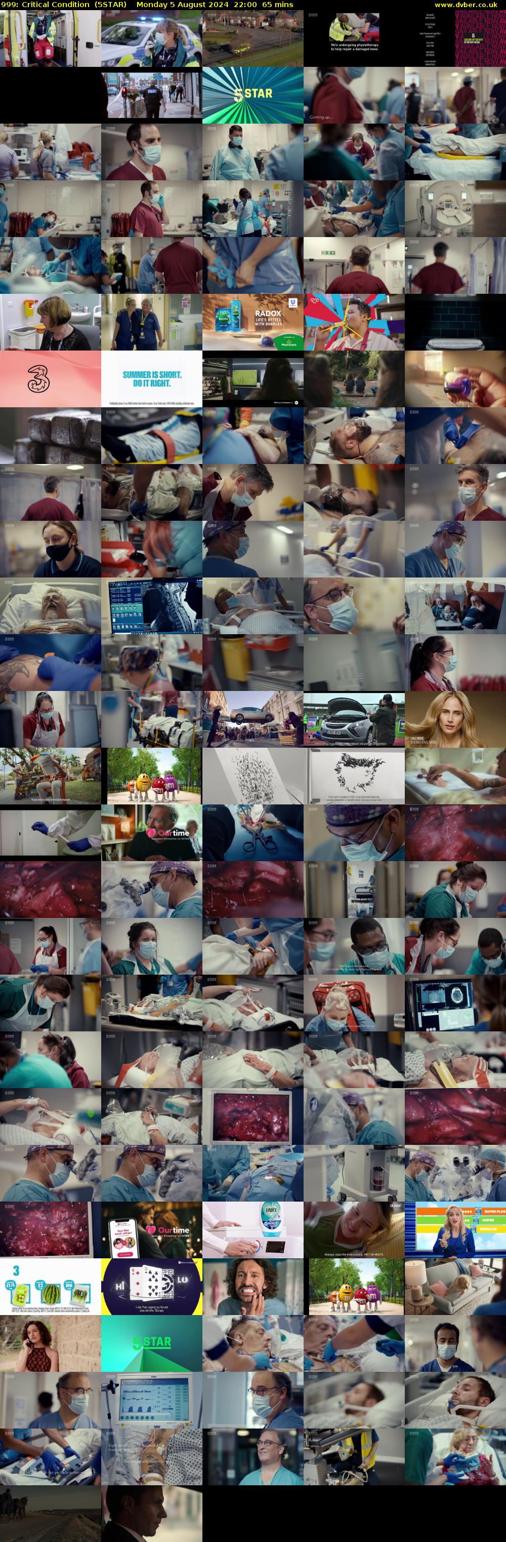 999: Critical Condition  (5STAR) Monday 5 August 2024 22:00 - 23:05