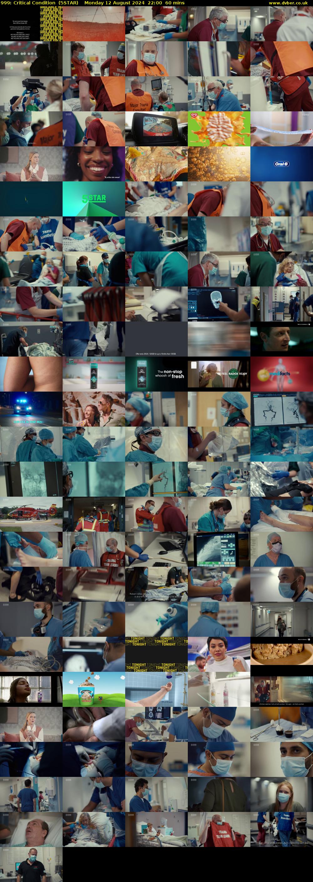 999: Critical Condition  (5STAR) Monday 12 August 2024 22:00 - 23:00