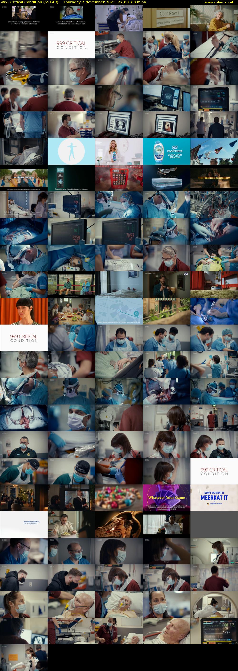 999: Critical Condition (5STAR) Thursday 2 November 2023 22:00 - 23:00