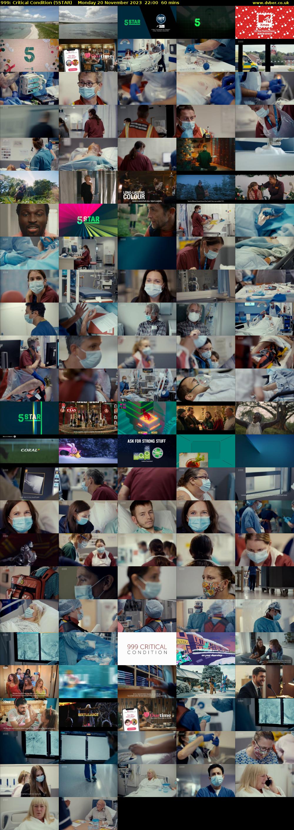 999: Critical Condition (5STAR) Monday 20 November 2023 22:00 - 23:00